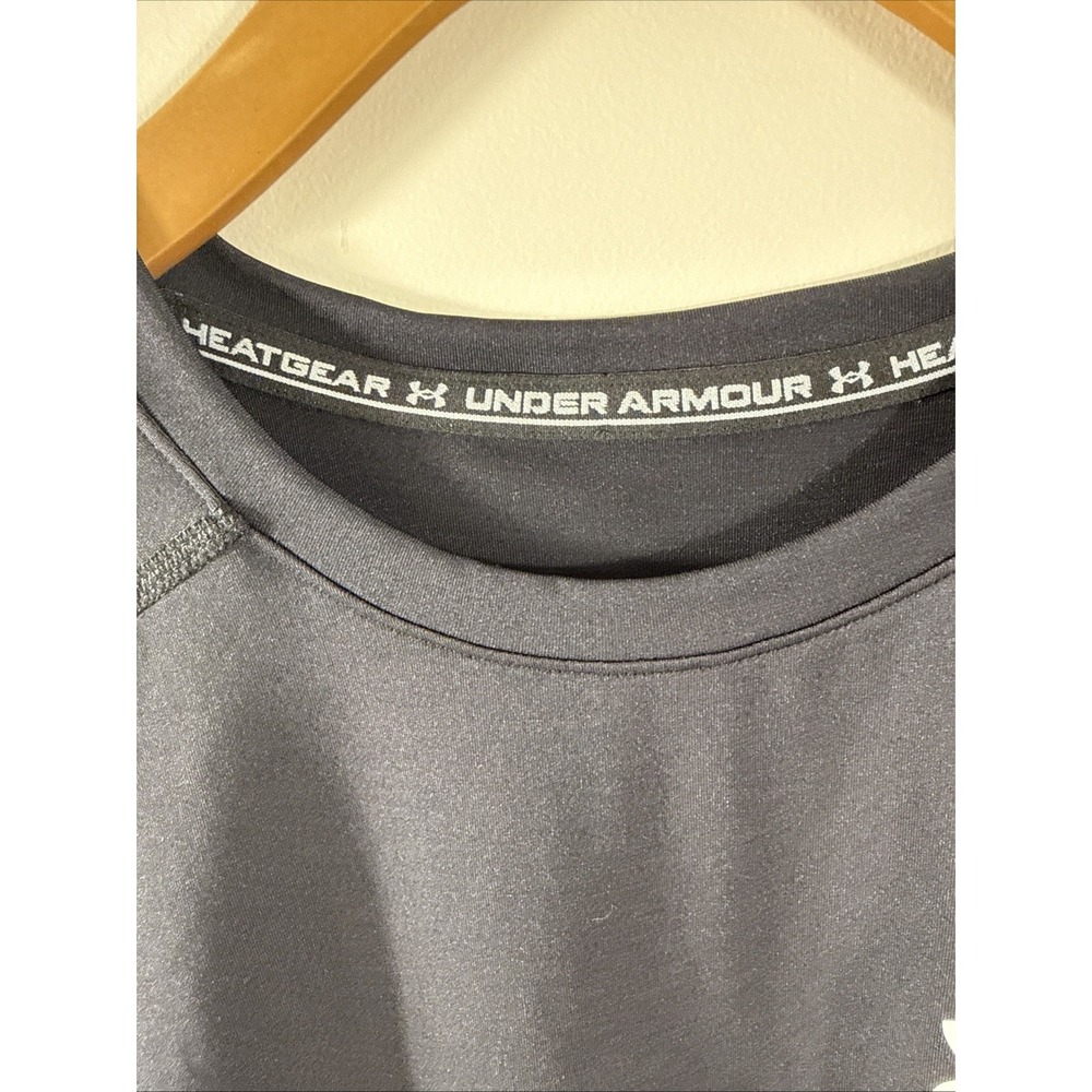 Under Armour Heat Gear Compression Black Sleeveless Shirt 1361522 Mens Large NEW - Picture 5 of 6